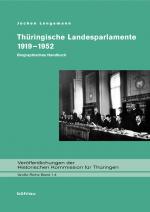 Cover-Bild Thüringische Landesparlamente 1919-1952