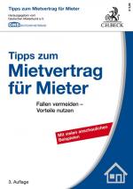 Cover-Bild Tipps zum Mietvertrag für Mieter