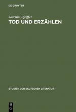 Cover-Bild Tod und Erzählen