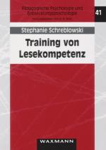 Cover-Bild Training von Lesekompetenz