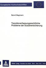 Cover-Bild Transferverfassungsrechtliche Probleme der Sozialversicherung