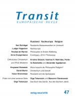 Cover-Bild Transit 47. Europäische Revue