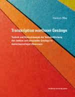 Cover-Bild Transkription wortloser Gesänge