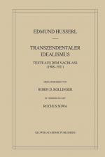 Cover-Bild Transzendentaler Idealismus