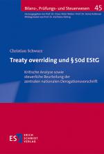 Cover-Bild Treaty overriding und § 50d EStG