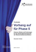 Cover-Bild Trendstudie Wissenschaftskommunikation: Vorhang auf für Phase 5