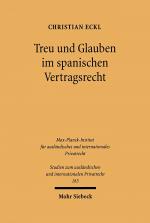 Cover-Bild Treu und Glauben im spanischen Vertragsrecht