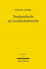 Cover-Bild Treuhandrecht als Gesellschaftsrecht