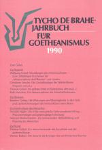 Cover-Bild Tycho de Brahe-Jahrbuch für Goetheanismus / Tycho de Brahe-Jahrbuch für Goetheanismus