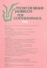 Cover-Bild Tycho de Brahe-Jahrbuch für Goetheanismus / Tycho de Brahe-Jahrbuch für Goetheanismus