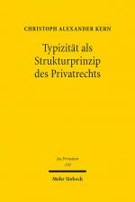 Cover-Bild Typizität als Strukturprinzip des Privatrechts