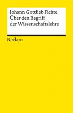 Cover-Bild Über den Begriff der Wissenschaftslehre oder der sogenannten Philosophie