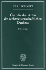 Cover-Bild Über die drei Arten des rechtswissenschaftlichen Denkens.