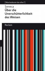 Cover-Bild Über die Unerschütterlichkeit des Weisen. [Was bedeutet das alles?]