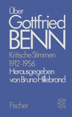 Cover-Bild Über Gottfried Benn