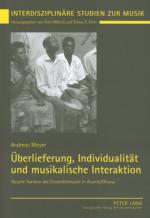 Cover-Bild Überlieferung, Individualität und musikalische Interaktion