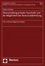 Cover-Bild Überschuldung privater Haushalte und die Möglichkeit der Restschuldbefreiung