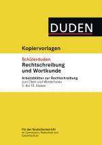 Cover-Bild Übungsblätter Rechtschreibung zum Schülerduden Rechtschreibung und Wortkunde