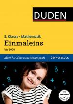 Cover-Bild Übungsblock: Mathematik - Einmaleins, 3. Klasse