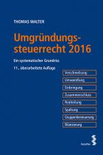 Cover-Bild Umgründungssteuerrecht 2016