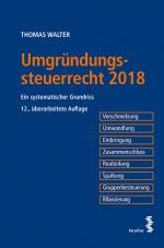 Cover-Bild Umgründungssteuerrecht 2018
