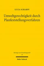 Cover-Bild Umweltgerechtigkeit durch Planfeststellungsverfahren