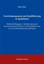 Cover-Bild Umweltmanagement und Qualifizierung in Speditionen