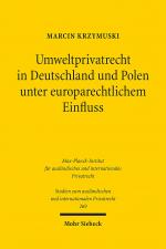 Cover-Bild Umweltprivatrecht in Deutschland und Polen unter europarechtlichem Einfluss