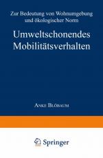 Cover-Bild Umweltschonendes Mobilitätsverhalten