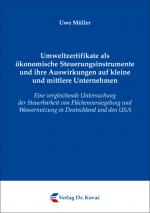 Cover-Bild Umweltzertifikate als ökonomische Steuerungsinstrumente und ihre Auswirkungen auf kleine und mittlere Unternehmen