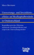 Cover-Bild Umwertungs- und Investitionseffekte auf Realkapitalbestände in Ostdeutschland