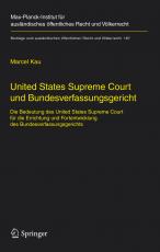 Cover-Bild United States Supreme Court und Bundesverfassungsgericht
