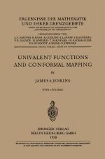 Cover-Bild Univalent Functions and Conformal Mapping