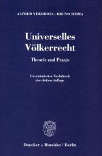 Cover-Bild Universelles Völkerrecht.