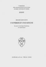 Cover-Bild Universität und Kirche