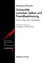 Cover-Bild Universität zwischen Selbst- und Fremdbestimmung