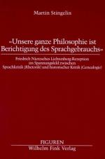 Cover-Bild Unsere ganze Philosophie ist Berichtigung des Sprachgebrauchs