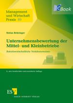 Cover-Bild Unternehmensbewertung der Mittel- und Kleinbetriebe