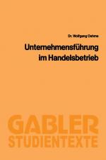 Cover-Bild Unternehmensführung im Handelsbetrieb