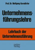 Cover-Bild Unternehmensführungslehre