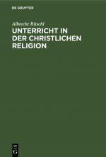 Cover-Bild Unterricht in der christlichen Religion