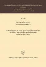 Cover-Bild Untersuchungen an einer Versuchs-Muldenmangel zur Erreichung optimaler Betriebsbedingungen und Wäscheschonung