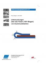 Cover-Bild Untersuchungen über das Falzen (180°-Biegen) von Aluminiumblechen