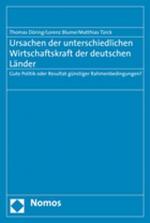 Cover-Bild Ursachen der unterschiedlichen Wirtschaftskraft der deutschen Länder
