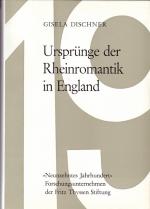 Cover-Bild Ursprünge der Rheinromantik in England