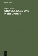 Cover-Bild Urwelt, Sage und Menschheit