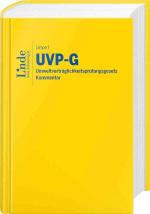 Cover-Bild UVP-G | Umweltverträglichkeitsprüfungsgesetz