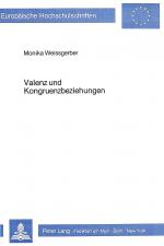 Cover-Bild Valenz- und Kongruenzbeziehungen