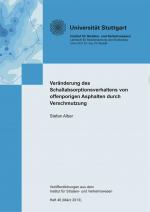 Cover-Bild Veränderung des Schallabsorptionsverhaltens von offenporigen Asphalten durch Verschmutzung