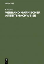 Cover-Bild Verband märkischer Arbeitsnachweise